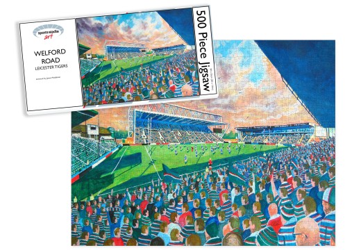 Welford Road Stadium Fine Art Jigsaw Puzzle - Leicester Tigers Rugby Union Welford Road Stadium Fine Art Jigsaw Puzzle - Leicester Tigers Rugby Union